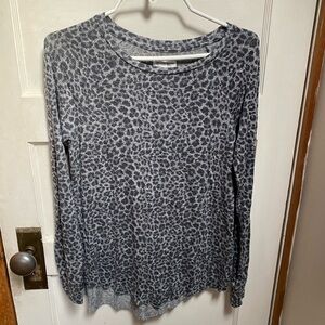 Grayson Threads Gray Animal Print Sweater
